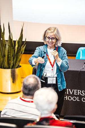 Veronica Gutchell presenting