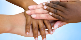 Hands of different races